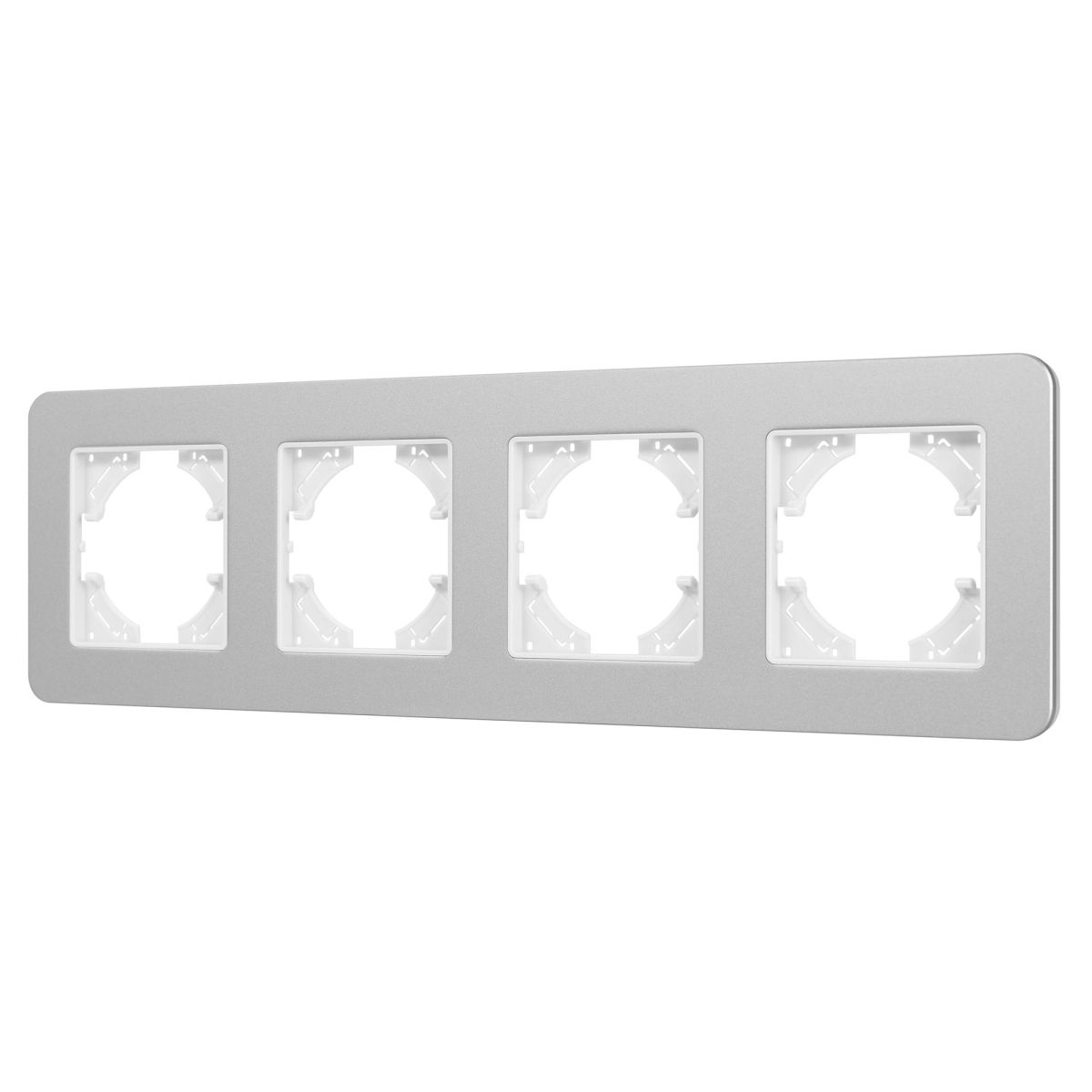 Рамка на 4 поста алюминиевая Arlight FRM-AKIRY-SFAL-4-SR 049743