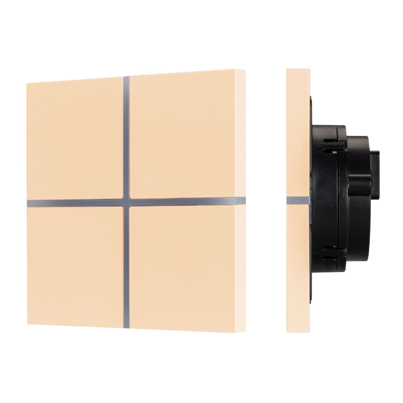 Сенсорная панель Arlight KNX-304-13-IN Champagne BUS, Frameless 039670 Сенсорная панель Arlight KNX-304-13-IN Champagne BUS, Frameless 039670