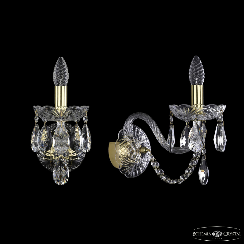 Бра Bohemia Ivele Crystal 1402B/1/195/XL G Бра Bohemia Ivele Crystal 1402B/1/195/XL G