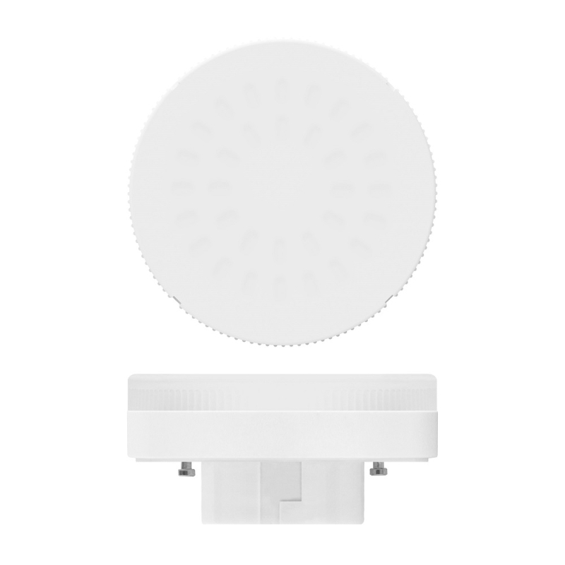 Лампа светодиодная (UL-00001670) Uniel GX53 6W 3000K матовая LED-GX53-6W/WW/GX53/FR PLZ01WH Лампа светодиодная (UL-00001670) Uniel GX53 6W 3000K матовая LED-GX53-6W/WW/GX53/FR PLZ01WH