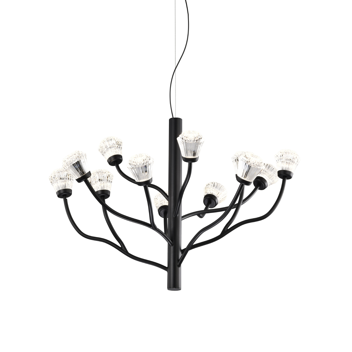 Подвесная люстра Delight Collection P0550-12A black Подвесная люстра Delight Collection P0550-12A black