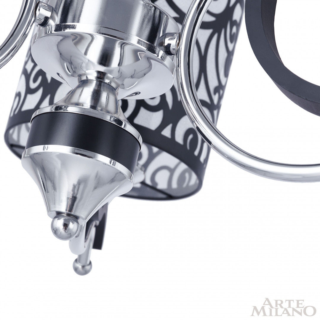 Подвесная люстра Arte Milano Florentia-4957 304957/3 Bk/Ni