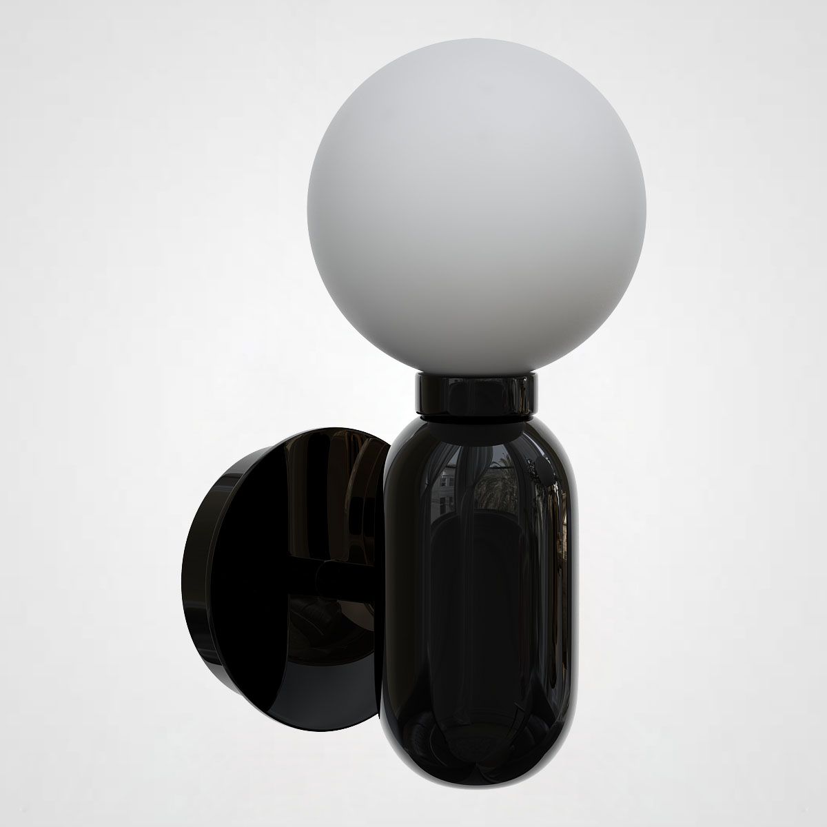 Бра ImperiumLoft Parachilna Aballs Black 184494-22 Бра ImperiumLoft Parachilna Aballs Black 184494-22