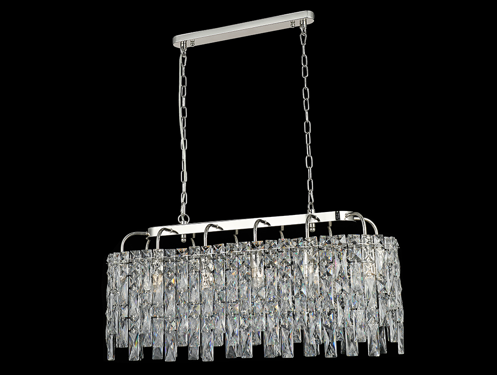 Подвесная люстра Newport Irma 1312/C nickel М0071145 Подвесная люстра Newport Irma 1312/C nickel М0071145