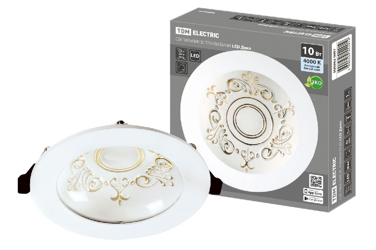 Встраиваемый светодиодный светильник TDM Electric Led Деко SQ0362-0007 Встраиваемый светодиодный светильник TDM Electric Led Деко SQ0362-0007