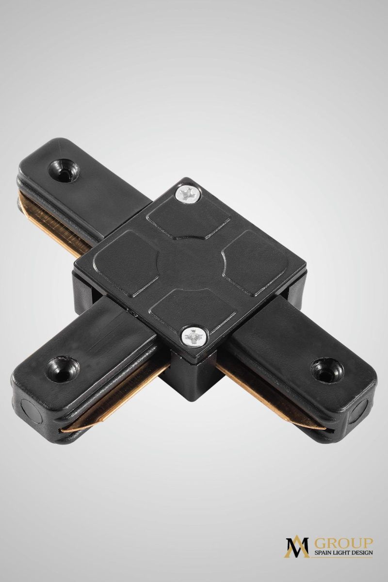 Трековый однофазный T-образный соединитель AM Group AM174 BK Трековый однофазный T-образный соединитель AM Group AM174 BK