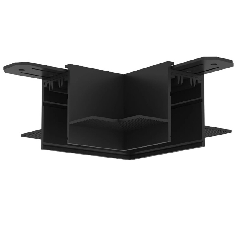 Коннектор L-образный потолок-потолок Denkirs Smart TR2112-BK Коннектор L-образный потолок-потолок Denkirs Smart TR2112-BK