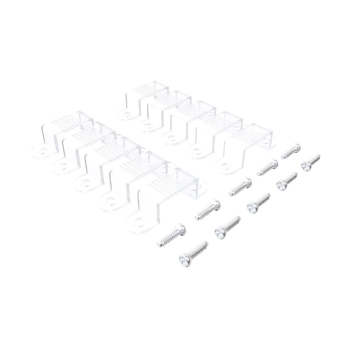 Комплект пластиковых держателей Apeyron для 8мм неона мини/двустороннего для бокового крепления 09-48-10 (10 шт.)