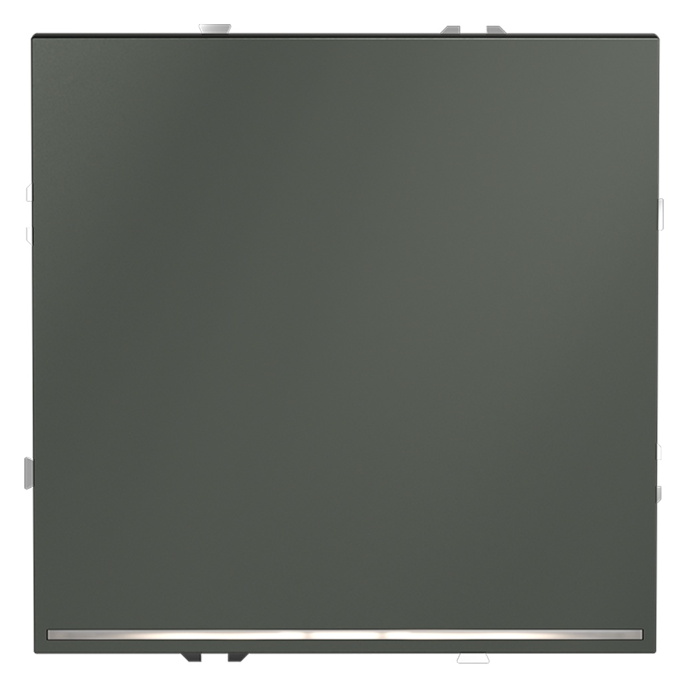 Выключатель одноклавишный с подсветкой Voltum S70 VLS010206 (титан)