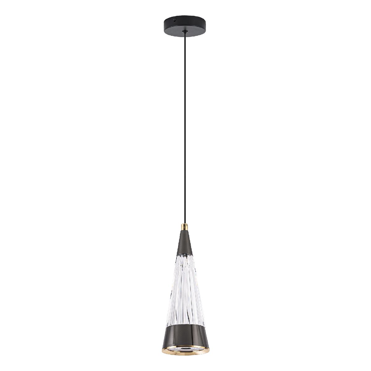 Подвесной светильник LED4U L7121-1 СR-BK Подвесной светильник LED4U L7121-1 СR-BK