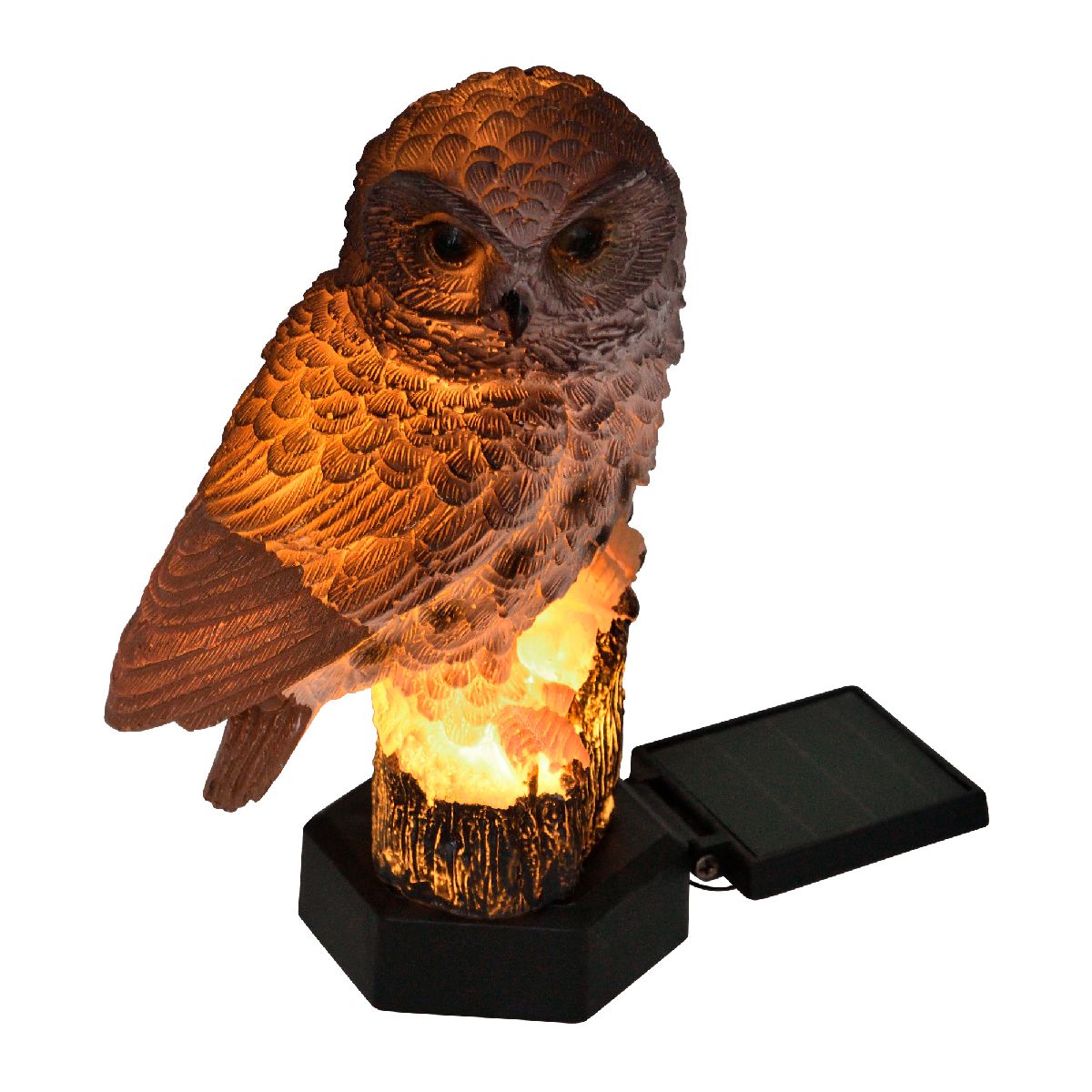 Садовый светильник на солнечной батарее Uniel USL-S-829/PM290 BROWN OWL UL-00011605 Садовый светильник на солнечной батарее Uniel USL-S-829/PM290 BROWN OWL UL-00011605