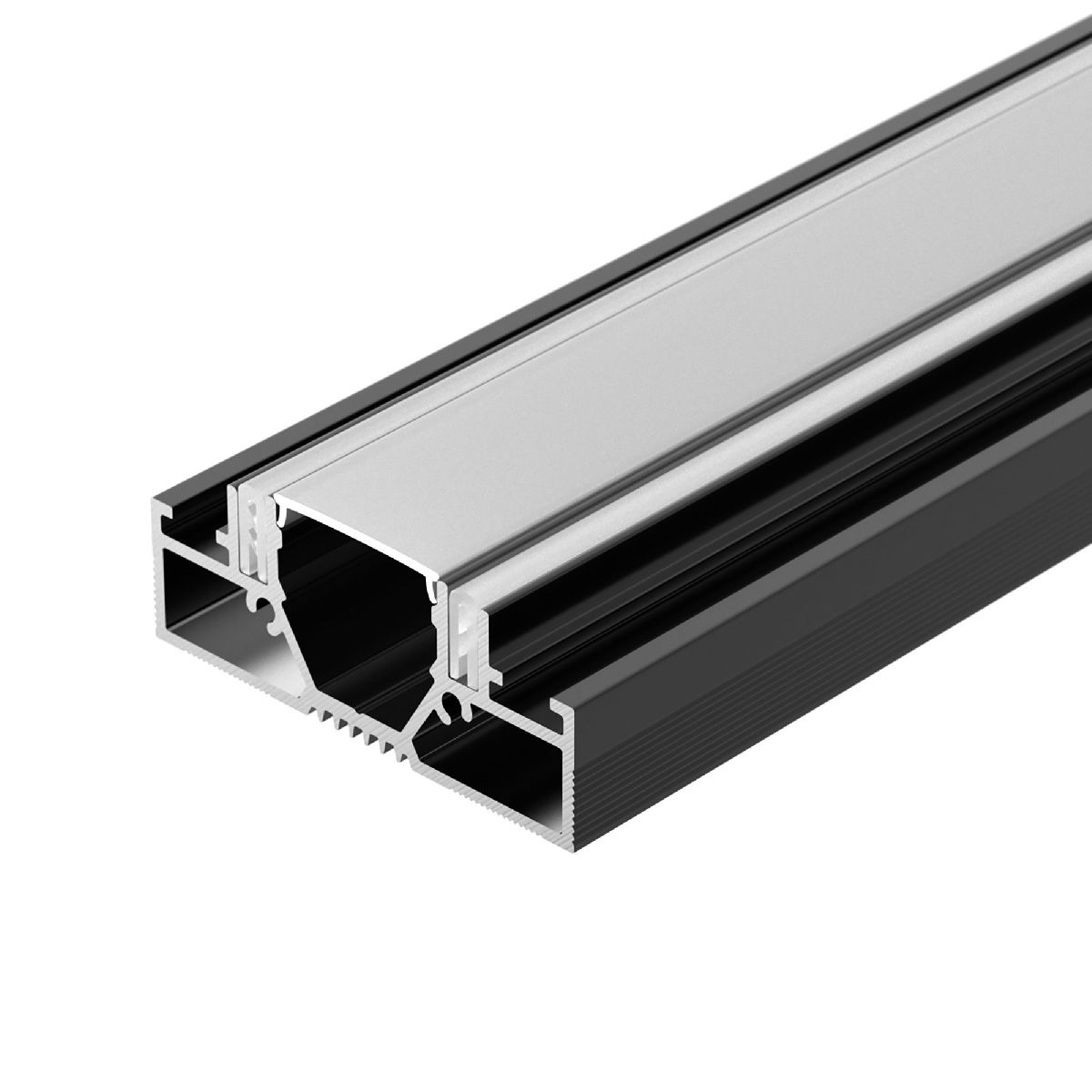 Профиль Arlight STRETCH-20-CEIL-D-CENTER-2000 BLACK 042946 Профиль Arlight STRETCH-20-CEIL-D-CENTER-2000 BLACK 042946