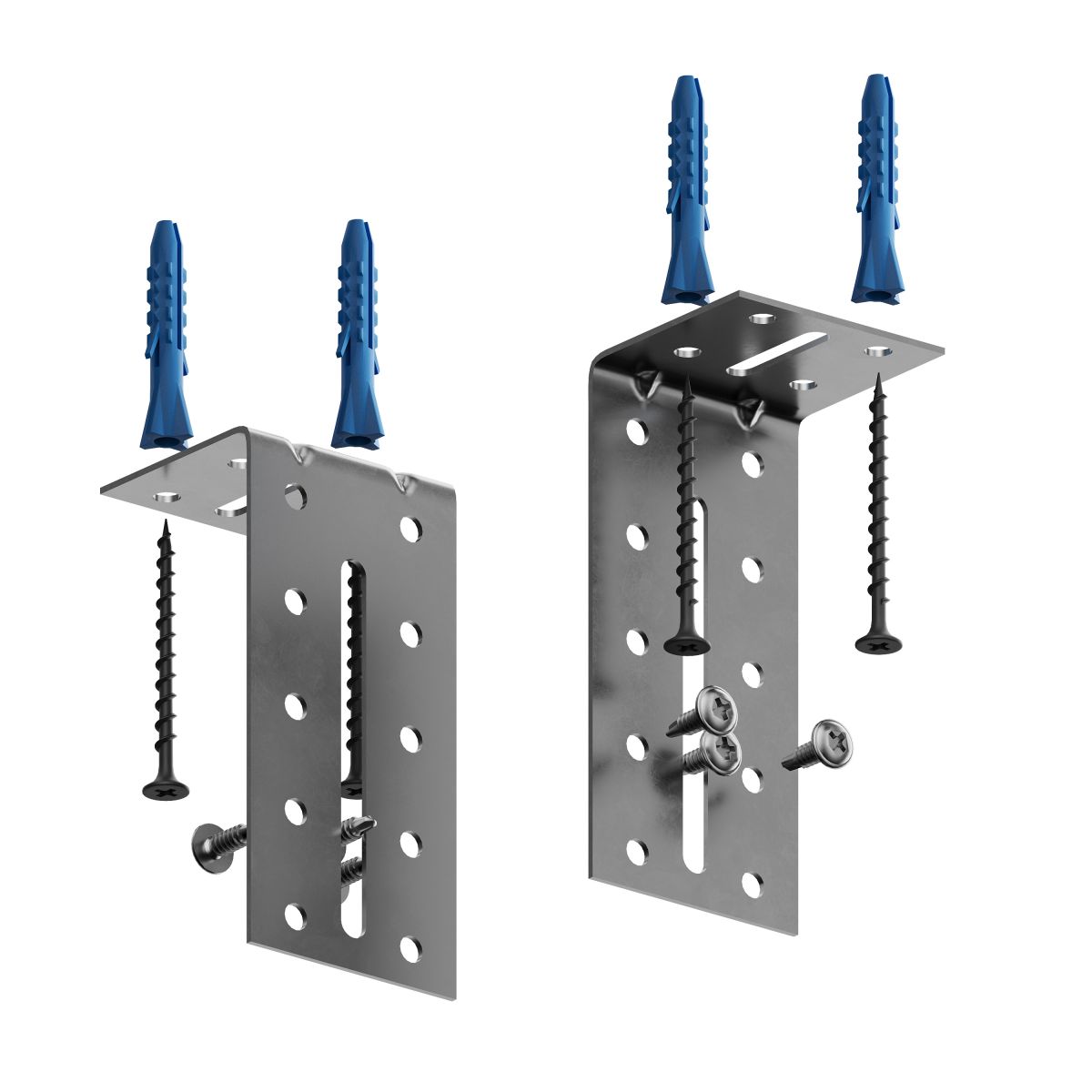 Комплект регулируемых монтажных уголков для закладных профилей под натяжной потолок 2 шт Hesby Lighting HSBL_0211