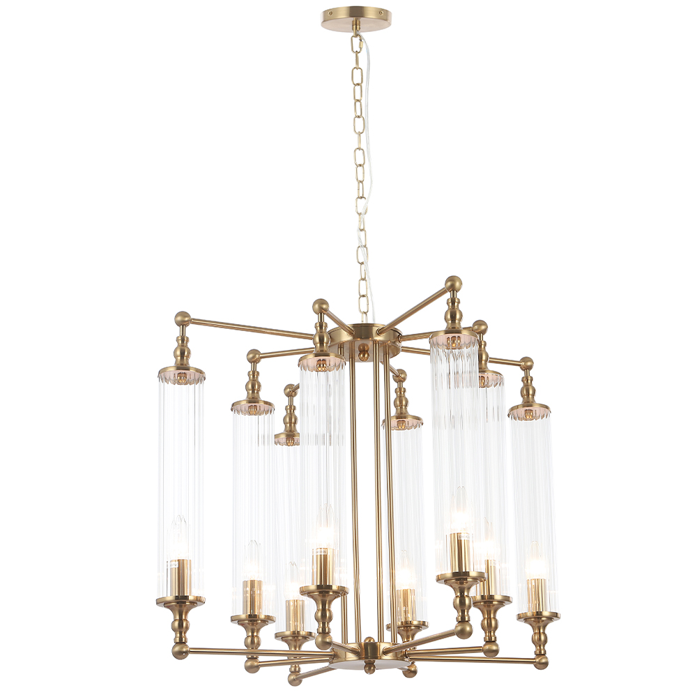 Подвесная люстра Crystal Lux TOMAS SP8 D650 BRASS Подвесная люстра Crystal Lux TOMAS SP8 D650 BRASS