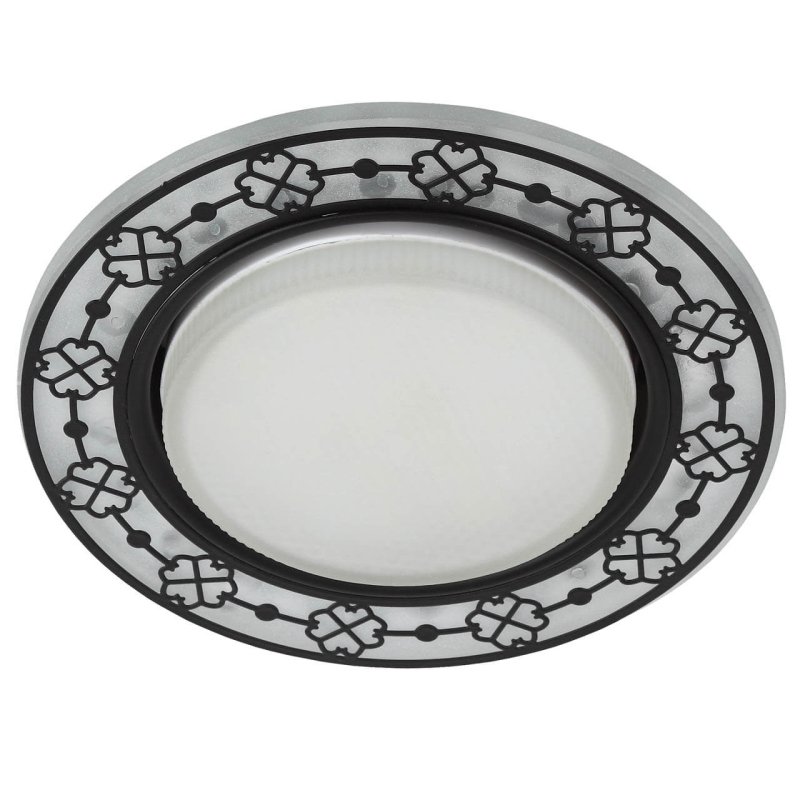 Встраиваемый светильник ЭРА DK LD28 WH/BK Б0037390 Встраиваемый светильник ЭРА DK LD28 WH/BK Б0037390