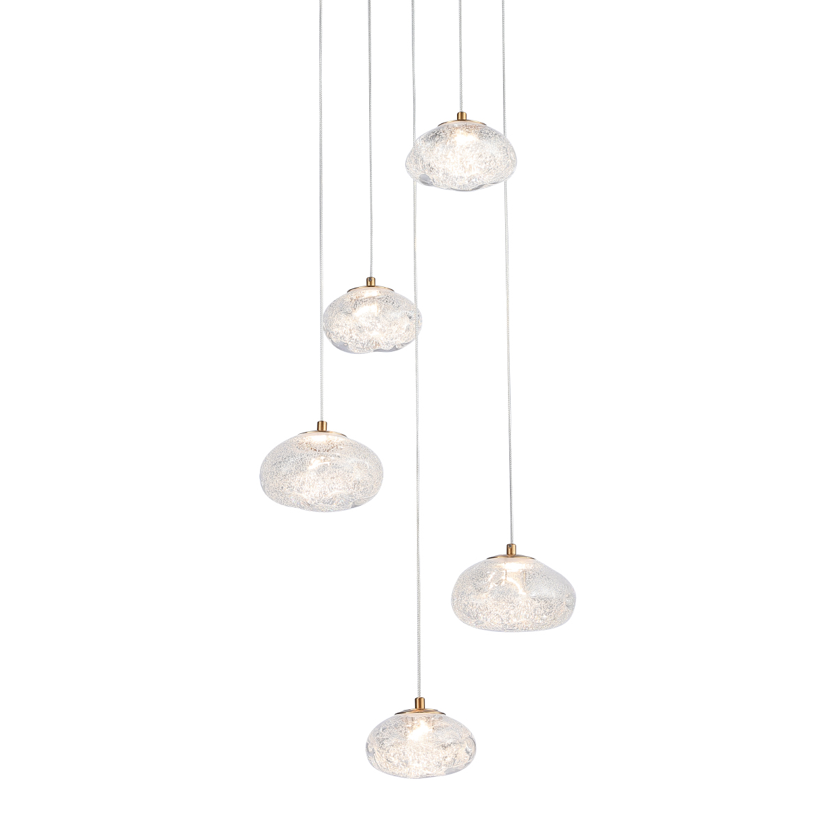 Подвесной светильник Delight Collection P98065-5 antique brass