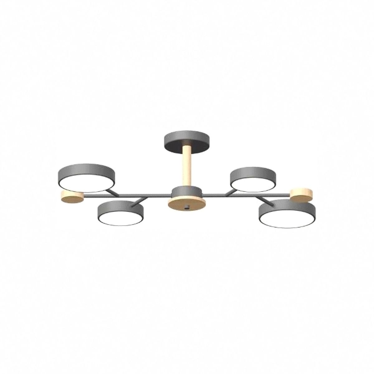 Люстра на штанге LED4U L3213-670 GR Люстра на штанге LED4U L3213-670 GR