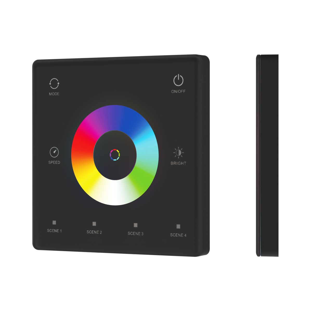 Сенсорная панель Arlight SMART-SPI-801-11-4SC-RGBW-SUF Black (3V, 2.4G) (IARL, IP20 Пластик) 061880