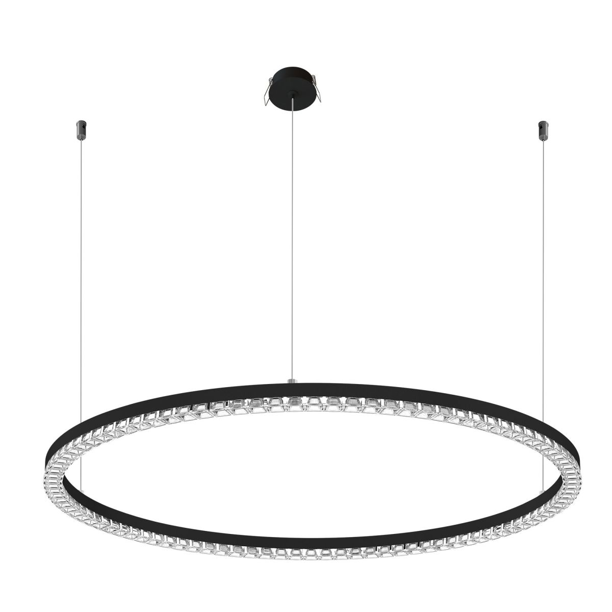 Подвесная люстра Arlight SP-DIAMOND-R650-36W Day4000 (BK, 45 deg, 230V, TRIAC) 054481