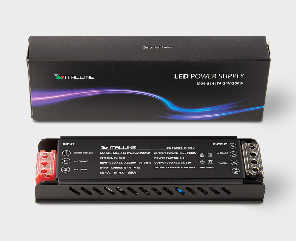 Блок питания Italline M04-514 ITA-24V-200W Блок питания Italline M04-514 ITA-24V-200W