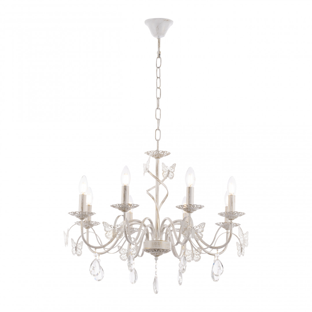 Подвесная люстра Arte Milano 346179/8 WT+G Подвесная люстра Arte Milano 346179/8 WT+G