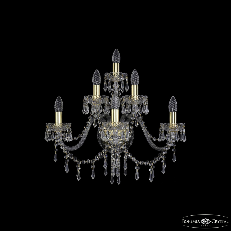 Бра Bohemia Ivele Crystal 1403B/3+2+1/240 G Бра Bohemia Ivele Crystal 1403B/3+2+1/240 G