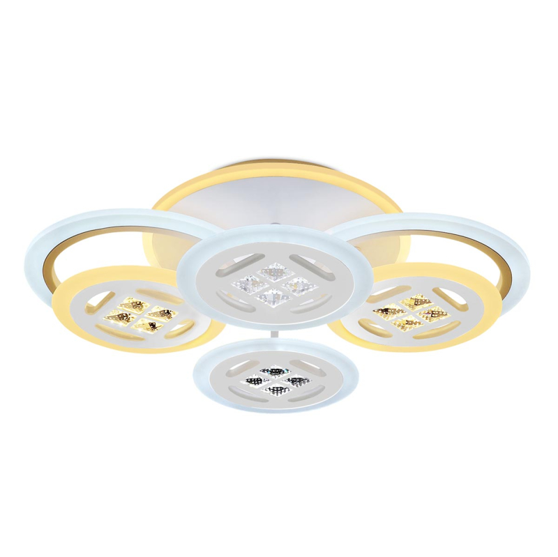 Потолочная светодиодная люстра Ambrella Light Acrylica Ice FA2951 Потолочная светодиодная люстра Ambrella Light Acrylica Ice FA2951