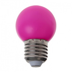 Лампа для Белт лайта E27, матовая, 220V, 2W, розовая