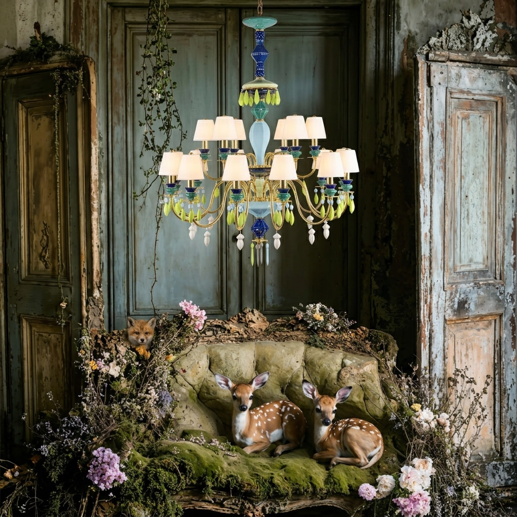 Подвесная люстра Loft IT Grace 10203/8 Green
