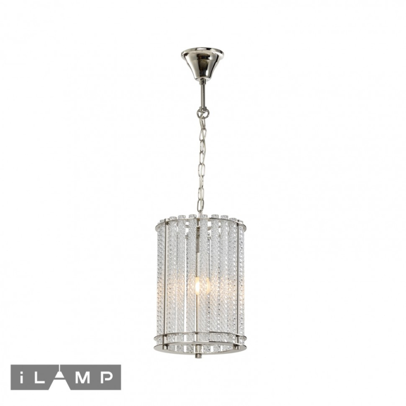 Подвесной светильник iLamp Manhattan P2554-1B Nickel Подвесной светильник iLamp Manhattan P2554-1B Nickel