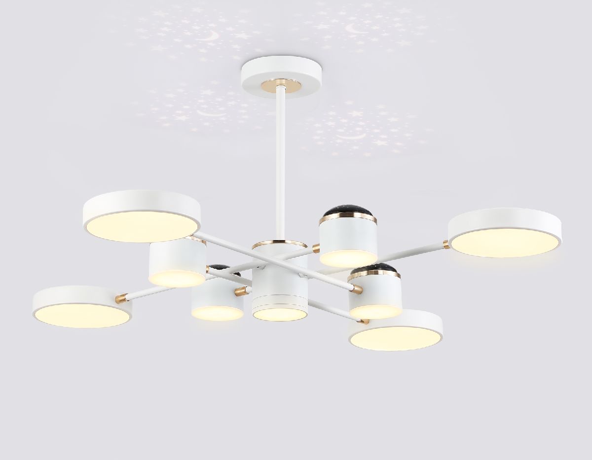 Люстра на штанге Ambrella Light Linetech Comfort FL51627 Люстра на штанге Ambrella Light Linetech Comfort FL51627