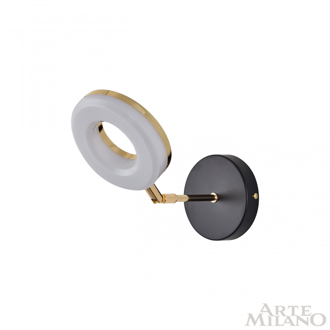 Бра Arte Milano 271399/1B BK/GD