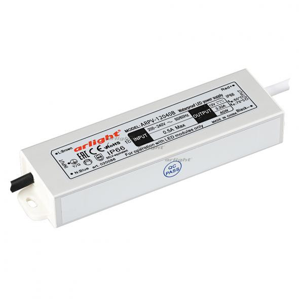 Блок питания Arlight ARPV-12040-B (12V, 3.3A, 40W) 020086 Блок питания Arlight ARPV-12040-B (12V, 3.3A, 40W) 020086