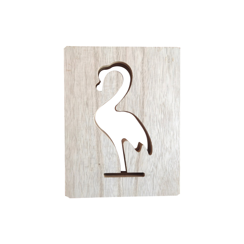 Светодиодный ночник Apeyron Фламинго розовый 2хАА МДФ 12-187 Светодиодный ночник Apeyron Фламинго розовый 2хАА МДФ 12-187