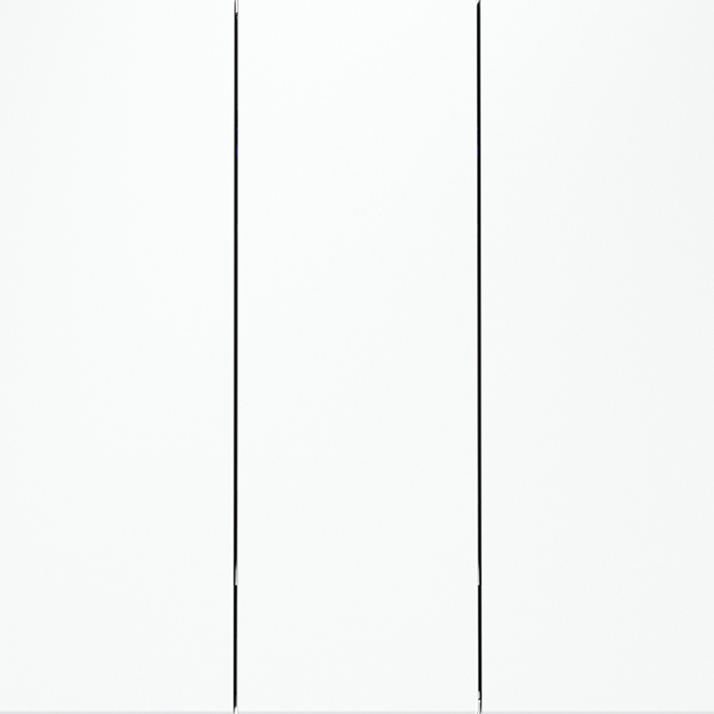 Выключатель трехклавишный Voltum S70 VLS030102 (белый матовый)