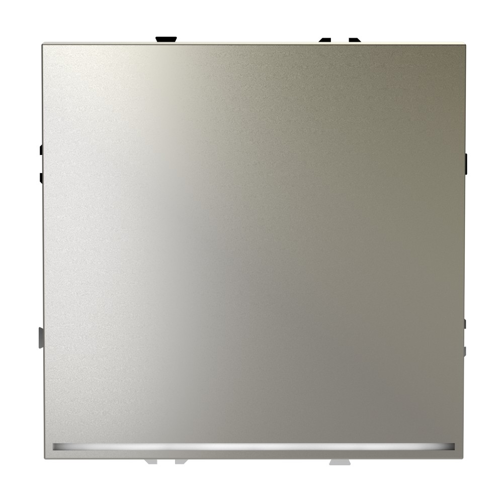 Проходной переключатель одноклавишный с подсветкой Voltum S70 VLS010404 (шелк)