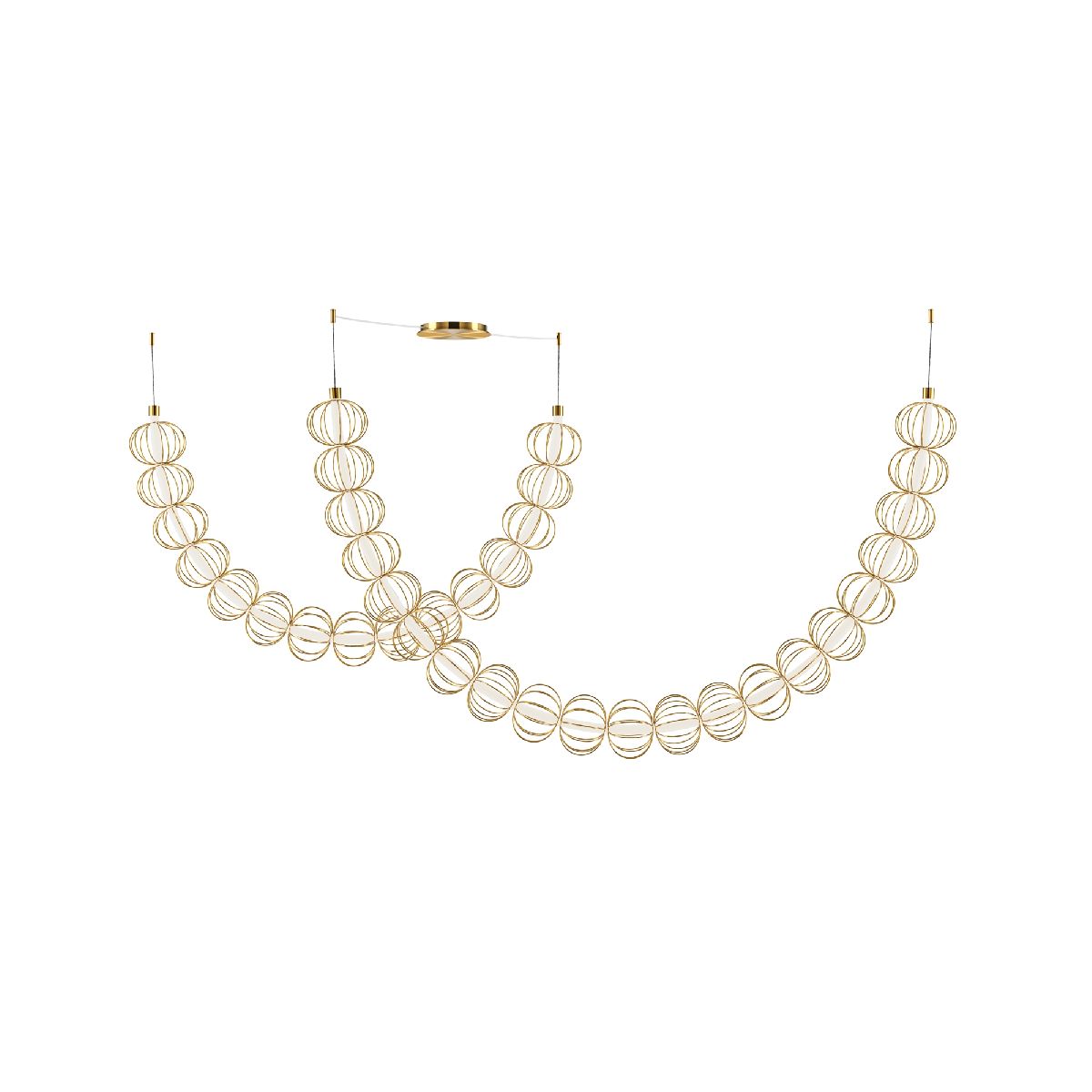 Подвесная люстра Maytoni Golden Cage MOD216PL-L55G3K Подвесная люстра Maytoni Golden Cage MOD216PL-L55G3K