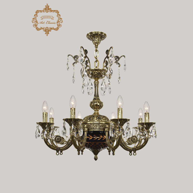 Подвесная люстра Art Classic 31.12.8.KR175SP.250IT.GB.Sp.Amber.Blue.1B