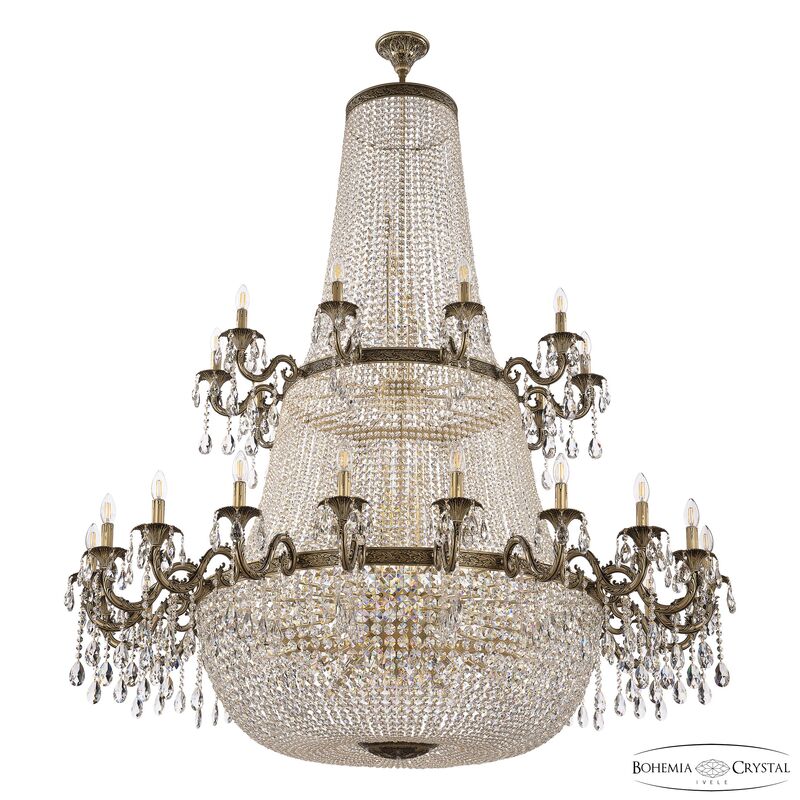 Подвесная люстра Bohemia Ivele Crystal AL2111H201/20+10/160OL/2D AGB