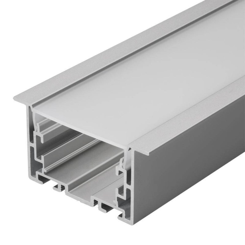 Профиль с экраном Arlight S2-LINIA69-F-2500 ANOD+OPAL 021177 Профиль с экраном Arlight S2-LINIA69-F-2500 ANOD+OPAL 021177