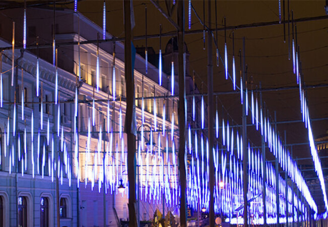 Светодиодная гирлянда (11125) Uniel занавес Сосульки 220V синий ULD-E3005-300/DTK BLUE IP44 ICICLE