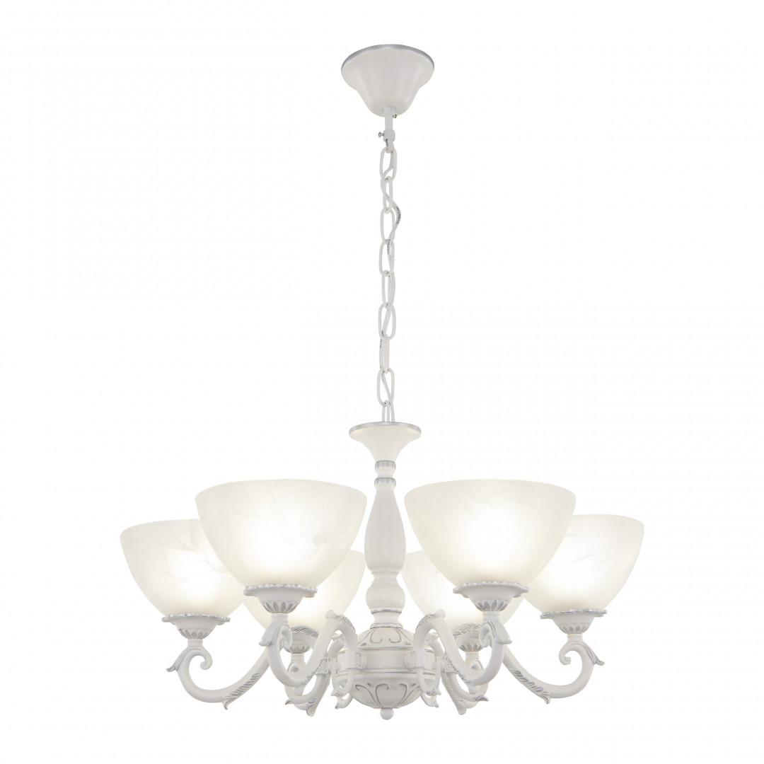 Подвесная люстра Arte Milano 340518/6 WT+SL Подвесная люстра Arte Milano 340518/6 WT+SL