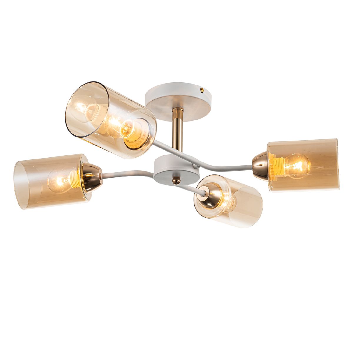 Люстра на штанге Escada Vertigo 1131/4P White/Gold Люстра на штанге Escada Vertigo 1131/4P White/Gold