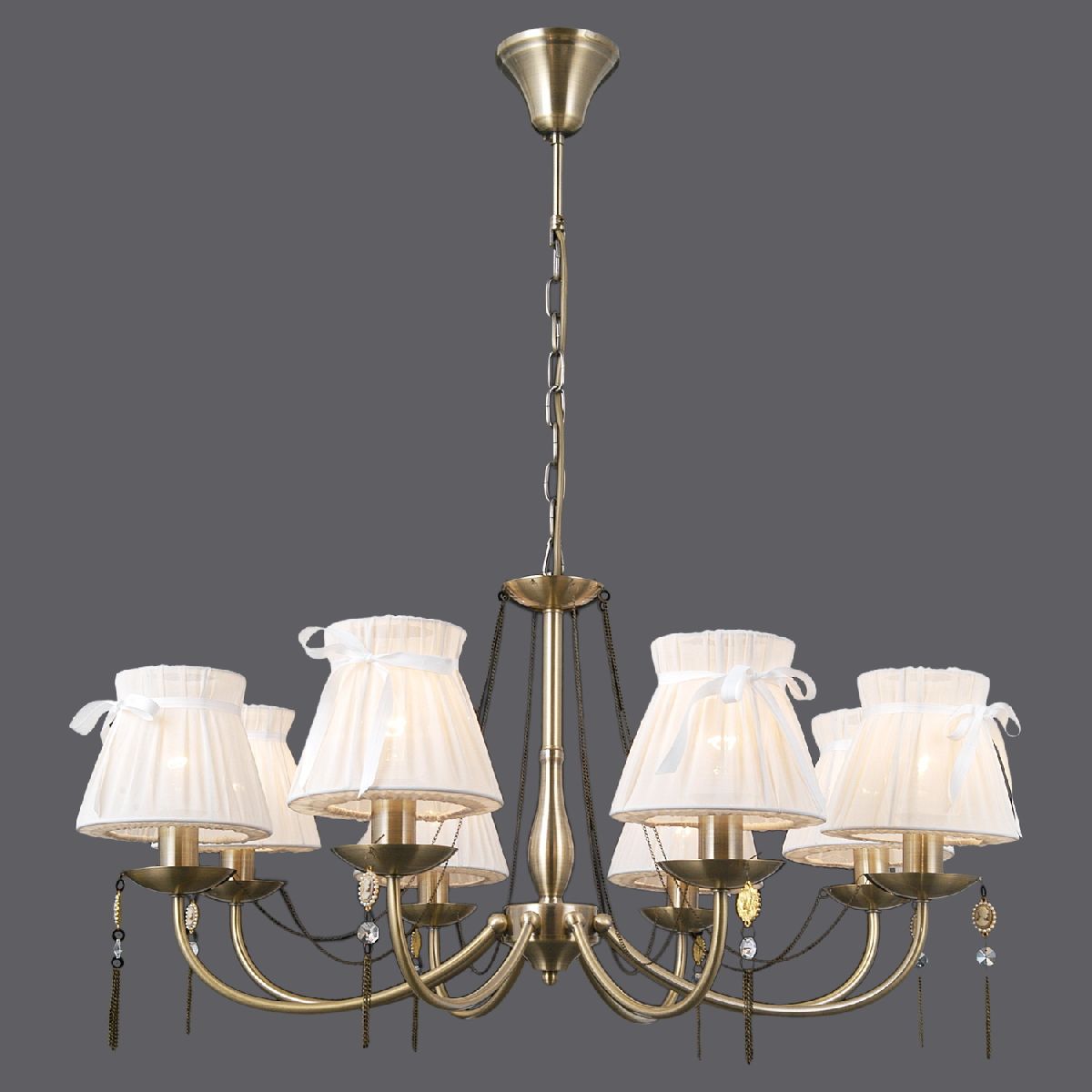 Подвесная люстра Illumico IL0023-8PSQ-24 AB CASTOR Подвесная люстра Illumico IL0023-8PSQ-24 AB CASTOR