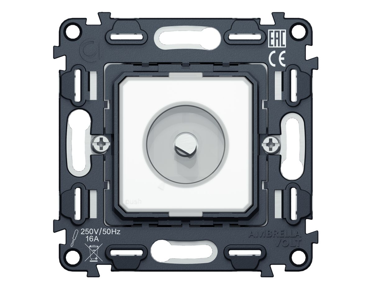 Механизм терморегулятора с датчиком для теплого пола с подсветкой 16A-250V QUANT (EXTRA CONTROL) Ambrella Volt VM1381