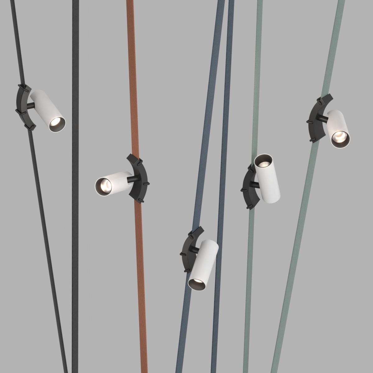 Трековый однофазный светильник Denkirs Belty spot DK5546-BW+BK