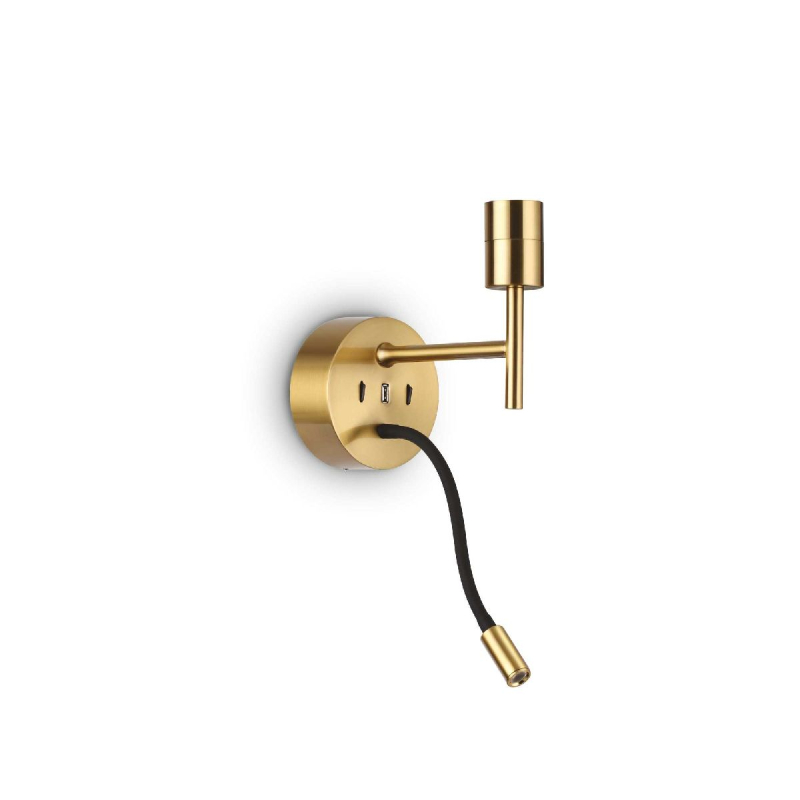 Гибкое бра Ideal lux SET UP MAP2 OTTONE 259857 Гибкое бра Ideal lux SET UP MAP2 OTTONE 259857
