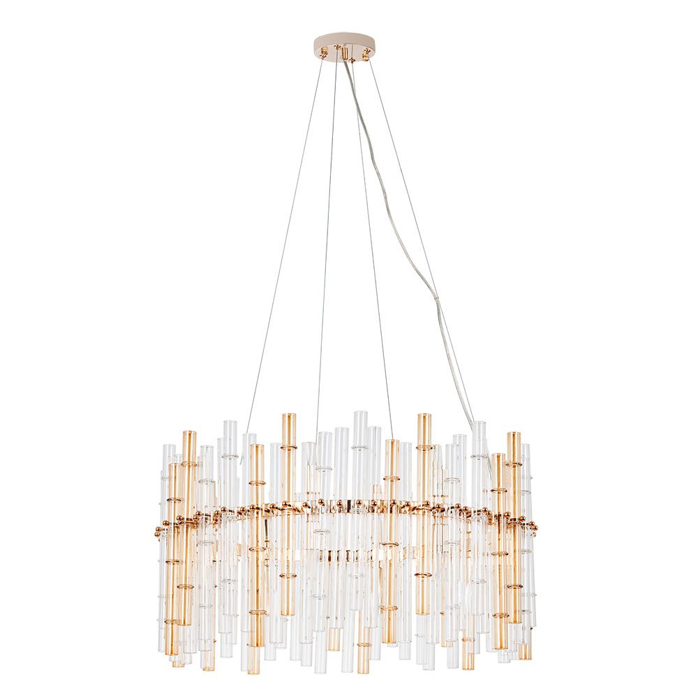 Подвесная люстра Arte Lamp Crystalla A4111LM-16GO Подвесная люстра Arte Lamp Crystalla A4111LM-16GO