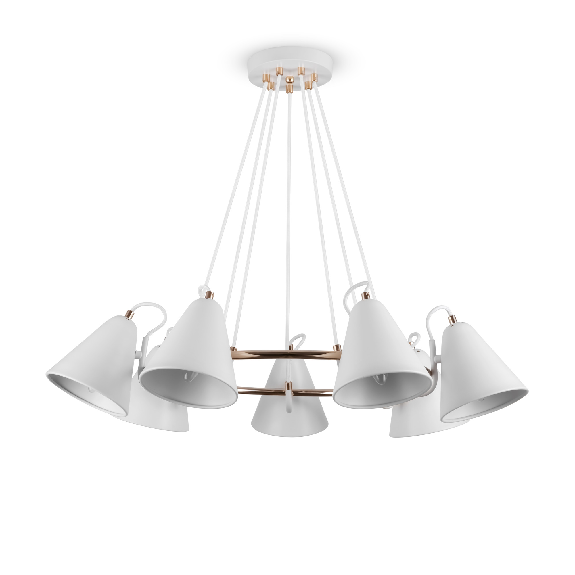 Подвесная люстра Freya Falke FR8001PL-07WG Подвесная люстра Freya Falke FR8001PL-07WG