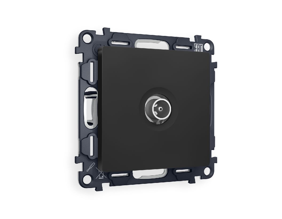 Комплект механизма TV розетки оконечной 50-870 MHz 1dB Ambrella Volt Alfa MA813010